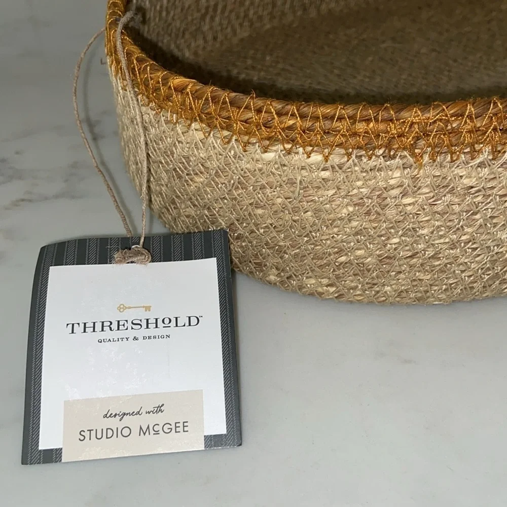 Studio McGee Soft Striped Seagrass NWT Tray - Threshold - Target